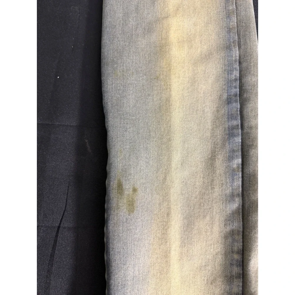 Vintage America Blues Boho Skinny Jeans 12R Blue Dirty‎ Wash  Distressed